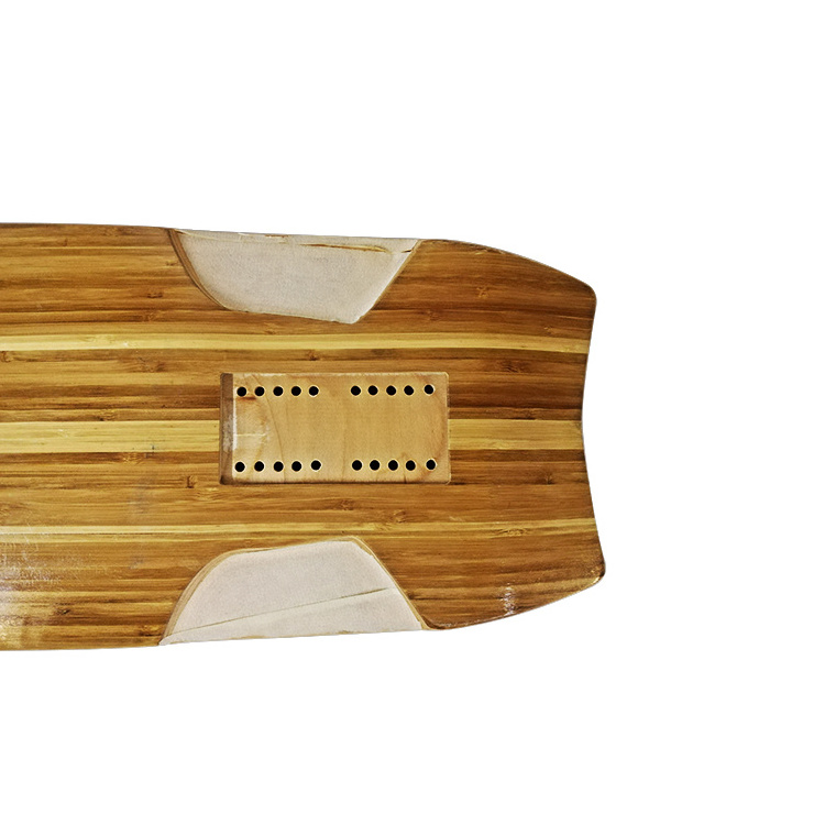 Custom bamboo cruiser longboard Deck in 38 inch with OEM printing for Canadian maple skateboard