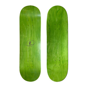 Custom cheap color stain skateboard deck in Canadian maple with OEM logo or blank wholesale hard rock skate board decks