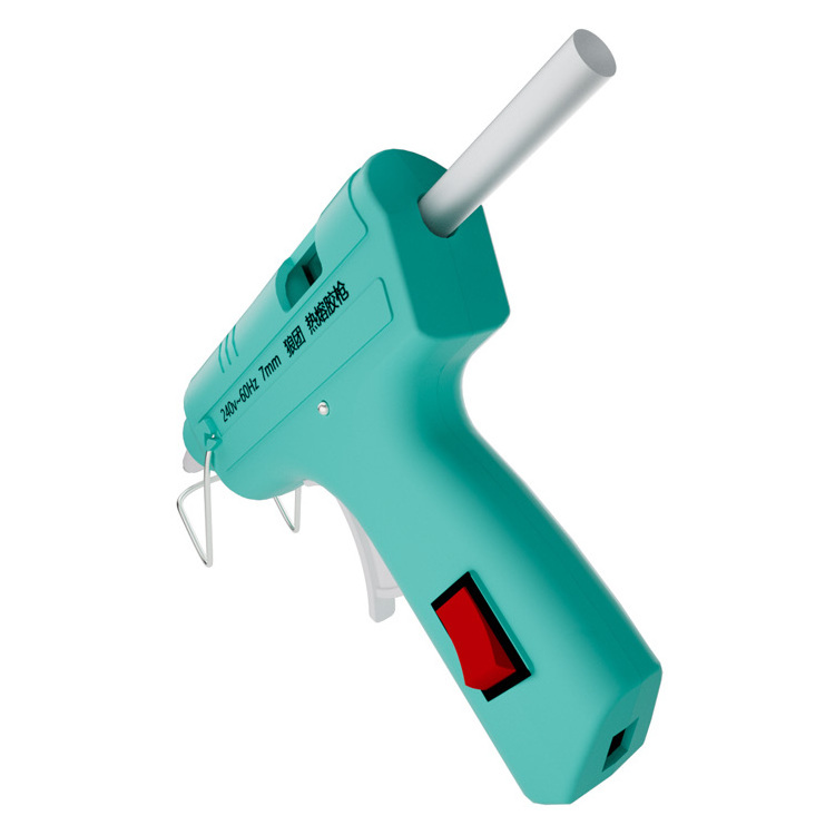 Green color 20w hand best mini hot glue gun for crafting