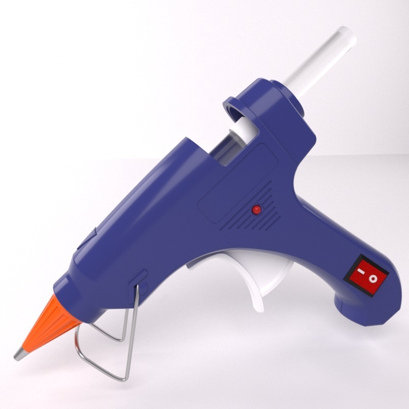 Professional blue 110v crafts 20w small hot glue gun for wood