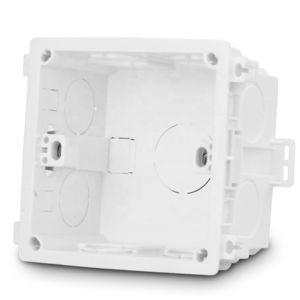 Honyar Plastic Junction Box Wall Light Switch and Socket Mounting Box White 86 type Socket Back Box