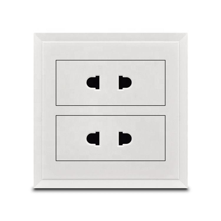 Honyar Electric Switch Socket 86 Type Bangladesh Myanmar Cambodia 2 Pin Universal Wall Socket