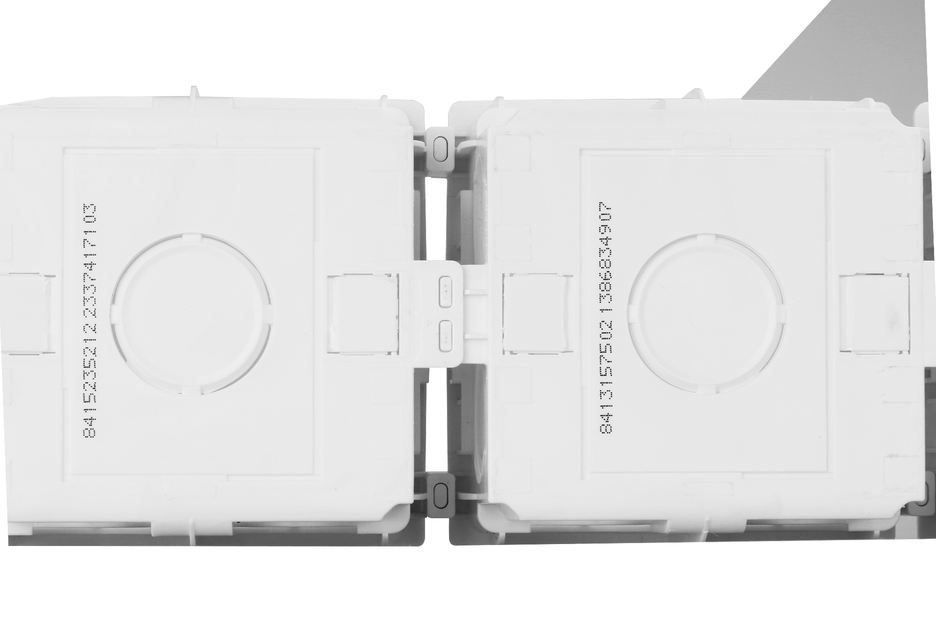 Honyar Plastic Junction Box Wall Light Switch and Socket Mounting Box White 86 type Socket Back Box