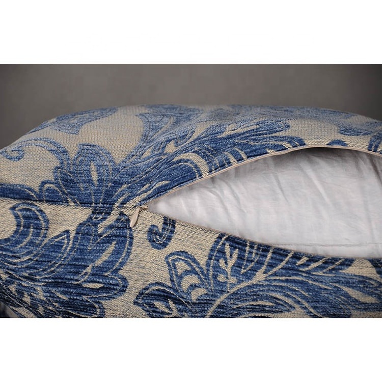 Outdoor Furniture Seat Decorative Cushion Cover Blue And White Replacement Cover Decorative Pillow Case Cushion Covers