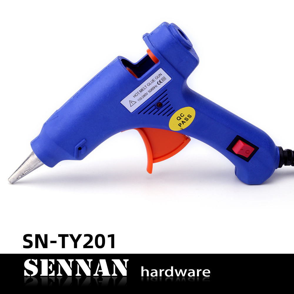 20W Mini Hot Melt Glue Gun with Flexible Trigger for DIY Small Craft Projects Sealing or Quick Daily Repairs