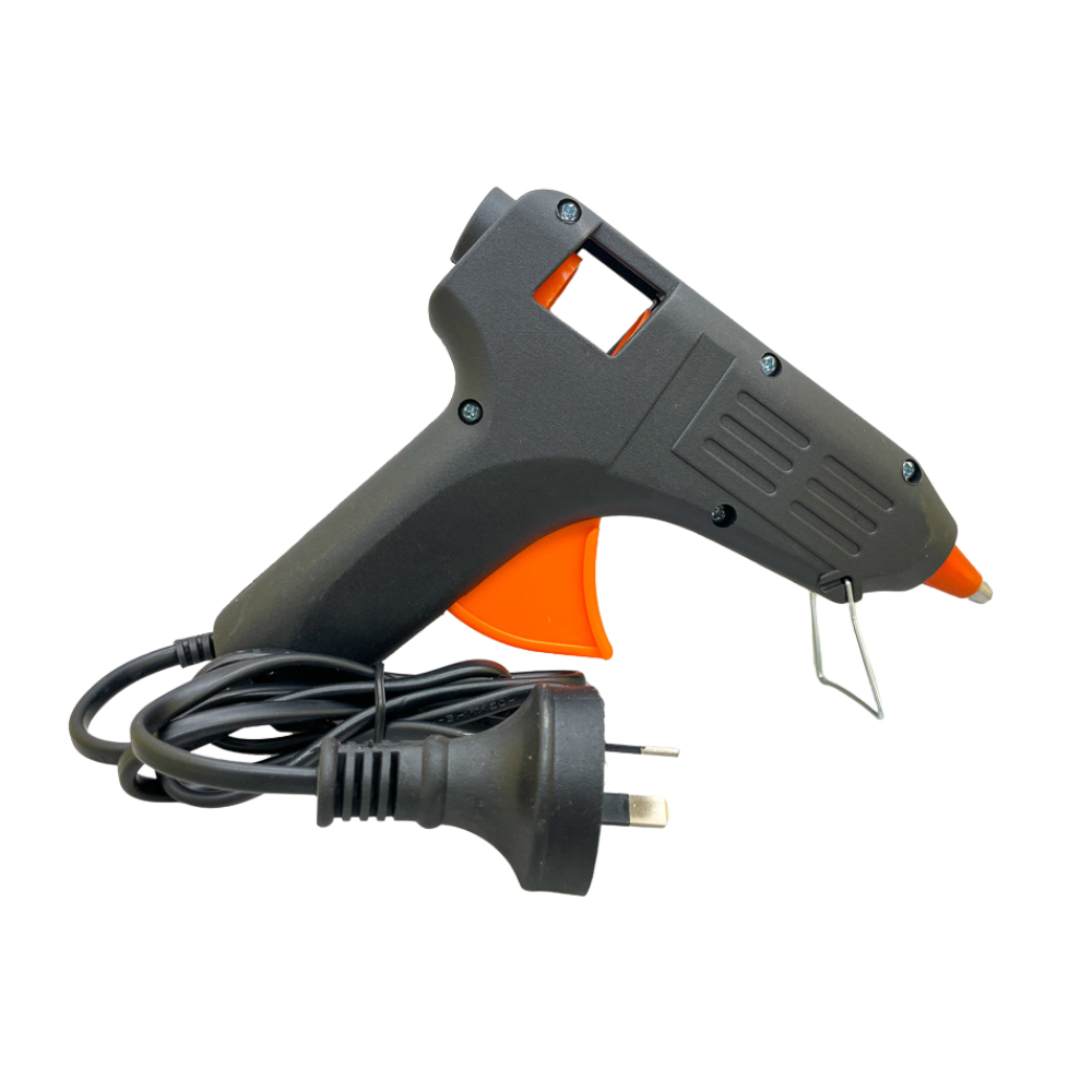 40W Anti-hot Cover Corded Hot Melting Glue Gun with 2 Colourless Glue Sticksfor DIY Art Hobby Craft Sealing or Quick Repairs