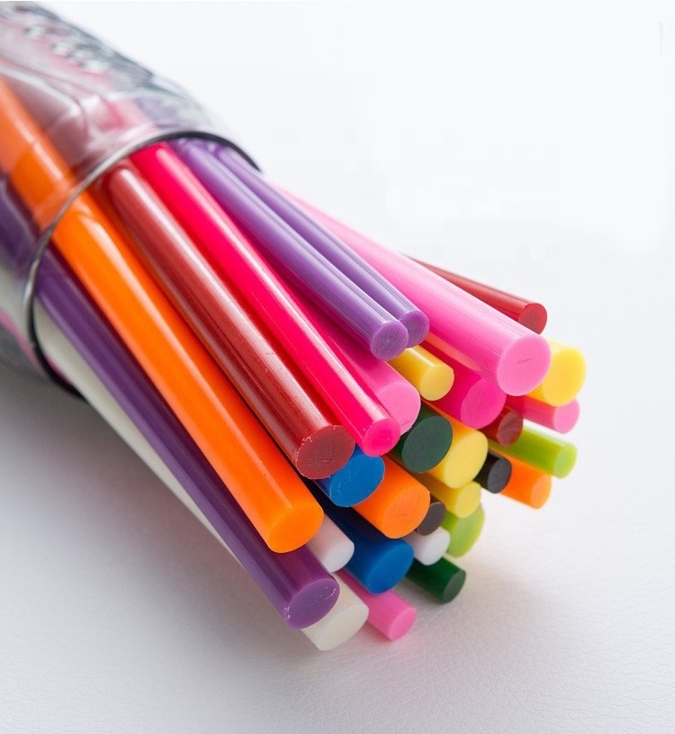 Colorful Hot Melt Glue Stick Used for Art Bonding