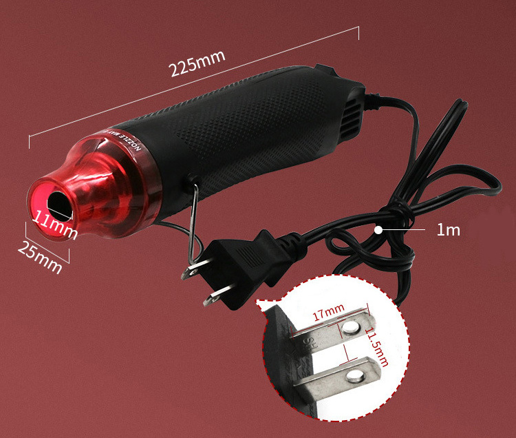 Soft ceramic embossing powder hot air gun heat gun 220v 110v 230V 300W