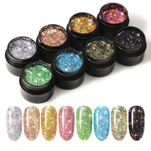 Hotsell Shiny Diamond Gel Colorful Glitters Nail Polish Gel New Diamond Nail Art Gel