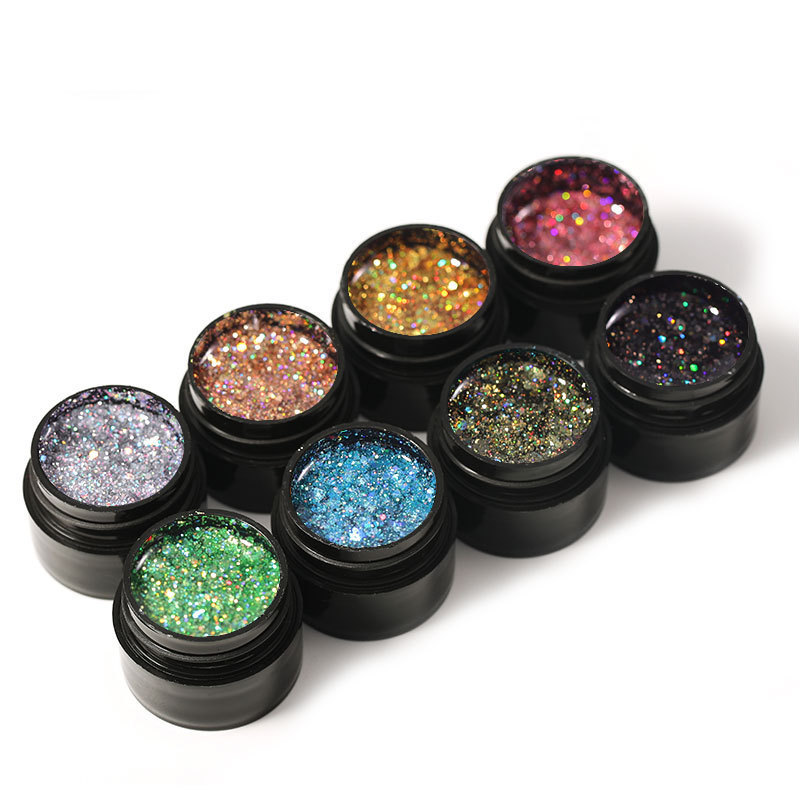 Hotsell Shiny Diamond Gel Colorful Glitters Nail Polish Gel New Diamond Nail Art Gel