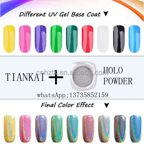 Holographic Nail Pigment Powder Chameleon Rainbow Colorshift Pigment