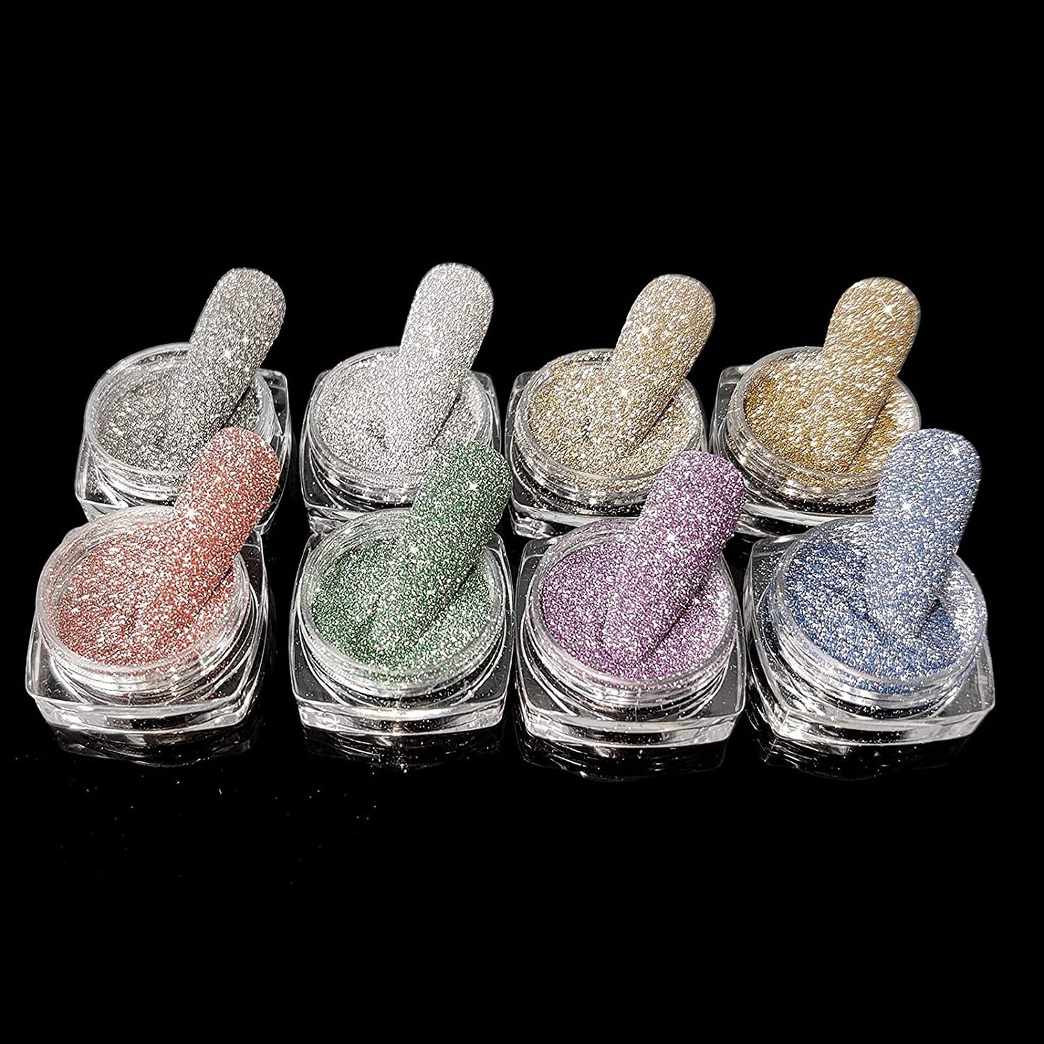 Cosmetic Pigment Diamond Sparkling Crystal Disco Glitter Holographic Nail Glitter