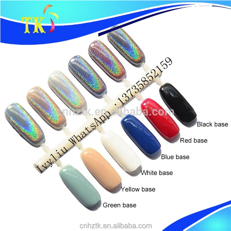 Holographic Nail Pigment Powder Chameleon Rainbow Colorshift Pigment