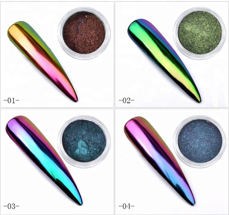 Chameleon pigment for Nail Art, Cosmetic, Car Paint.