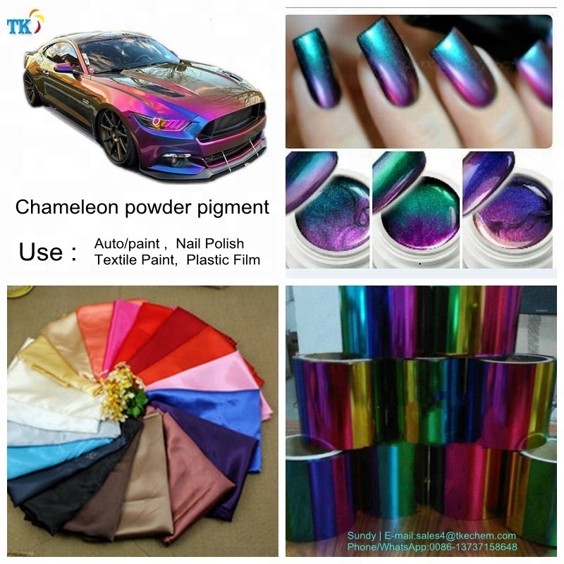 Chameleon pigment for Nail Art, Cosmetic, Car Paint.