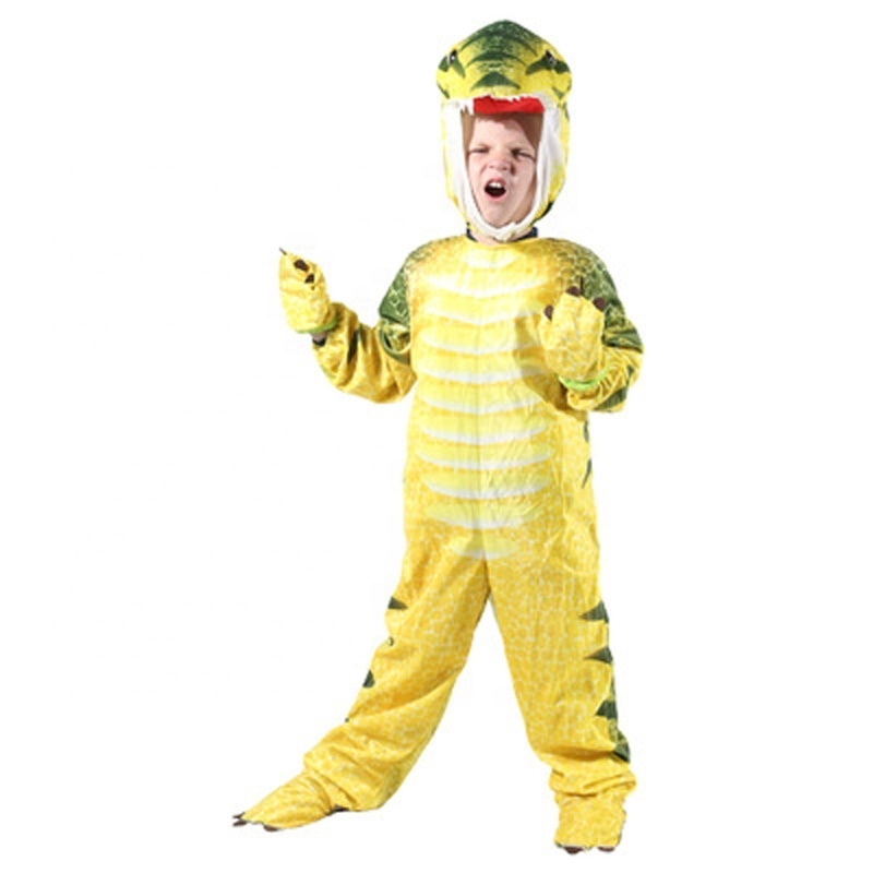 Plush T-Rex dinosaur children's Halloween Costume performance clothes printing kindergarten opening Animal Costume