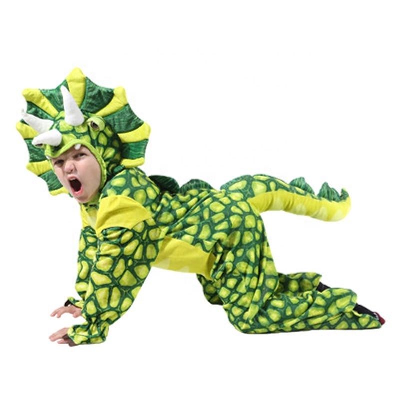 Plush T-Rex dinosaur children's Halloween Costume performance clothes printing kindergarten opening Animal Costume