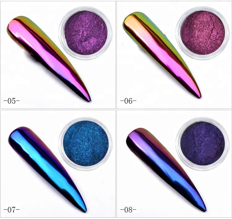 Chameleon pigment for Nail Art, Cosmetic, Car Paint.