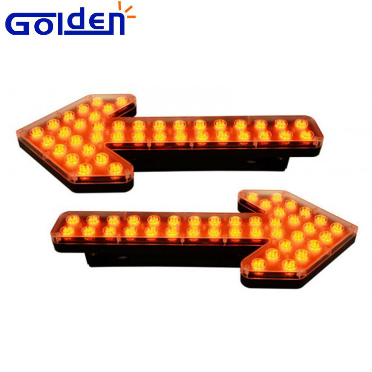 LED road construction safety traffic arrow lights