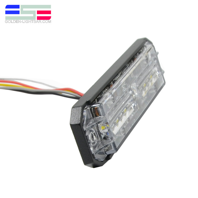 Split Color 3 Watt Strobe LED Horizontal Warning Light