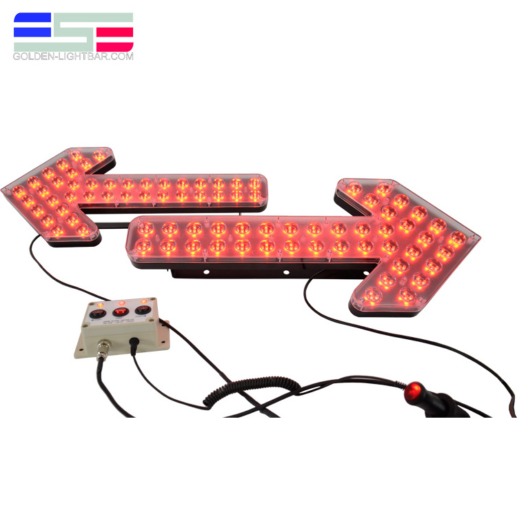 LED road construction safety traffic arrow lights