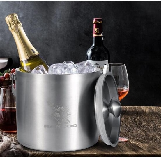 3 Liter Ice Bucket for Parties Drink Cocktail Bar and Wine Champagne Bucket Beer Bottles Cooler