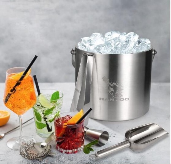 3 Liter Ice Bucket for Parties Drink Cocktail Bar and Wine Champagne Bucket Beer Bottles Cooler