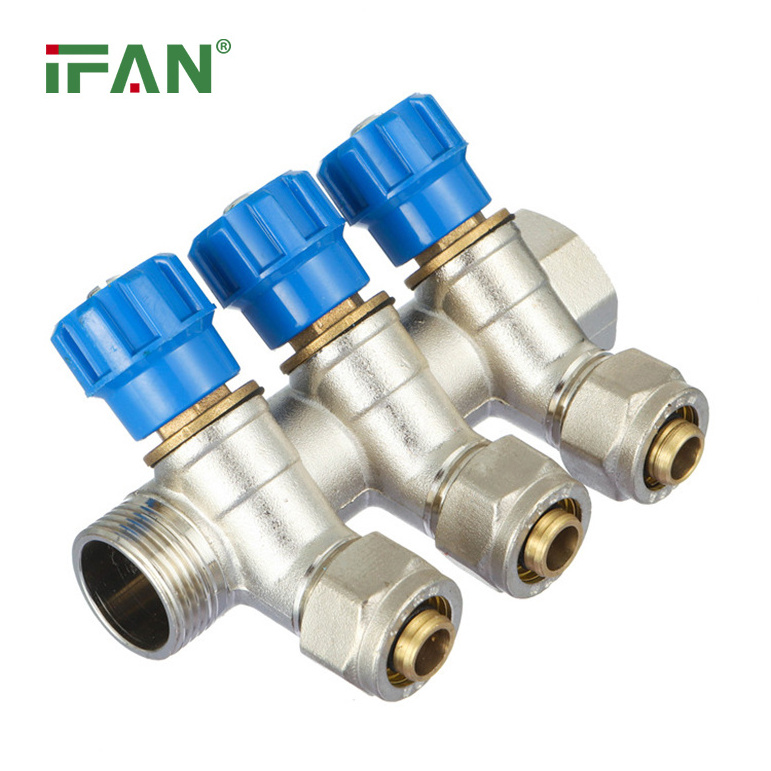 IFAN Water Use Heating Manifold High Pressure Brass PEX Fitting Plumbing Manifold