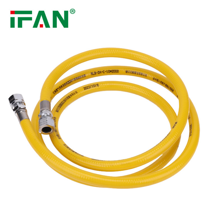 IFAN OEM Custom Wholesale Hot Cold Water Supply 30cm-60cm Stainless Steel Corrugated Water Pipe Flexible Metal Hose