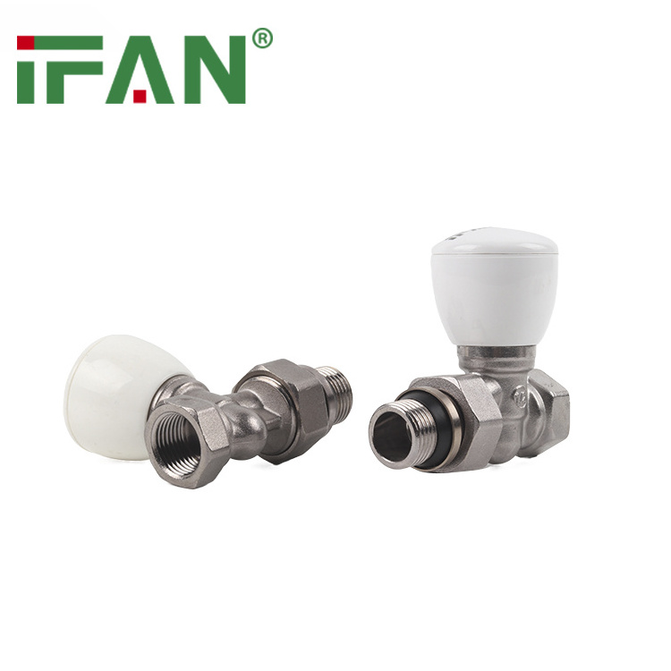 Ifan Professional Production Brass Valve Water Heater Control Brass Radiator Valve