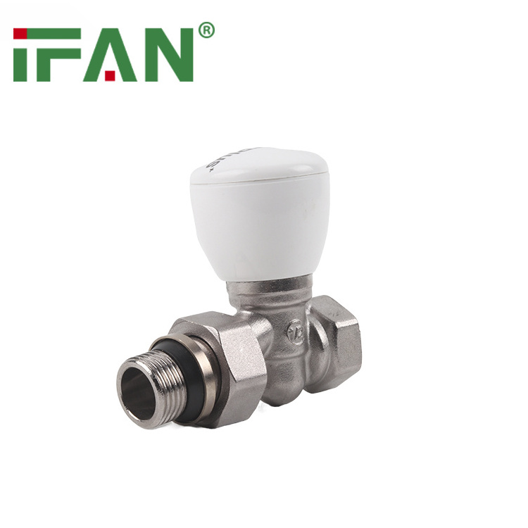 Ifan Professional Production Brass Valve Water Heater Control Brass Radiator Valve