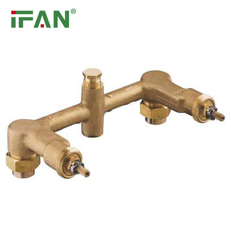 IFAN Manufacturer OEM Bathroom Bathtub Waterfall Hot And Cold Mixer Faucet 3 Way Brass Shower Faucet