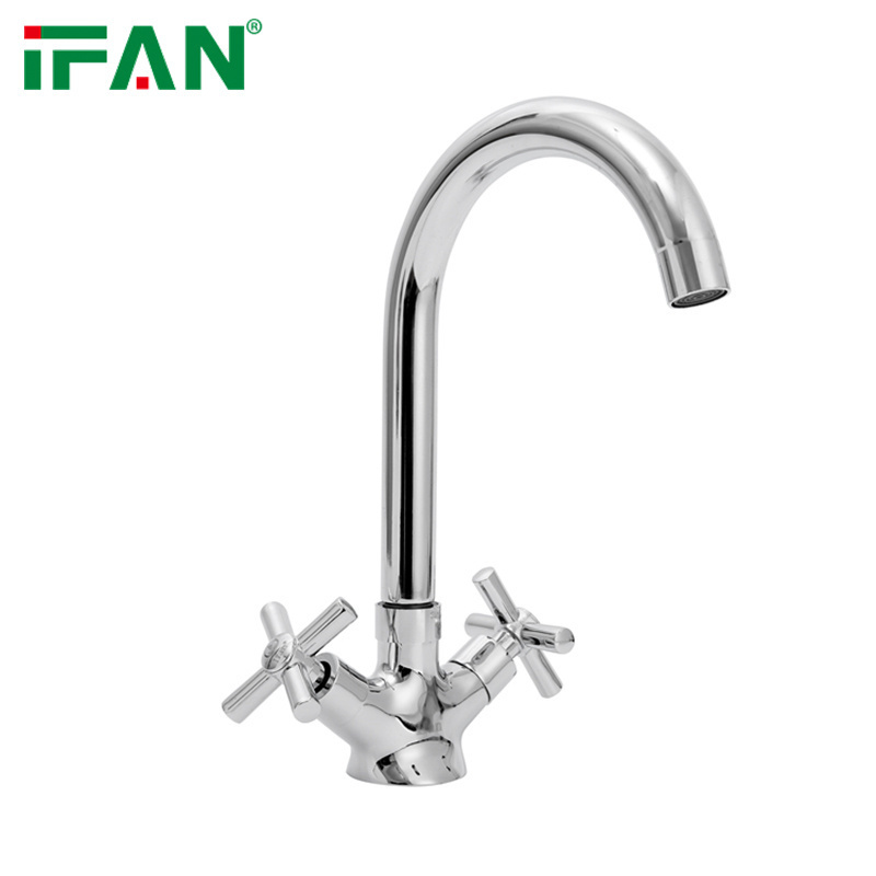 IFAN Kitchen Faucet Stainless Steel 304 Cover Brass Water Tap Modern Kitchen Taps Brass Sprayer Kitchen Mixer Sink Faucets