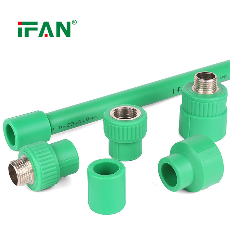 IFAN Germany Standard OEM Hot Water Supply PPRC Pipe Fittings Plumbing Materials Polypropylene PPR Fittings