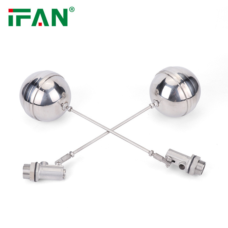 IFAN 3/4'' Inch Stainless Steel ss304 1 Piece Thread Manual Control Water Tank 2-way Ball Valve Float Valve PN16