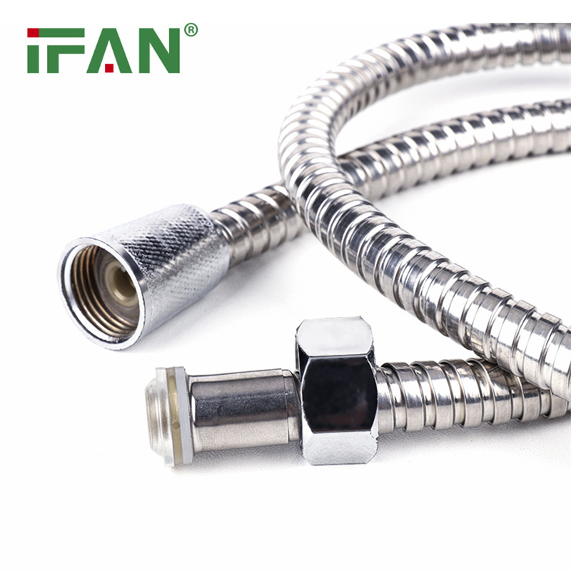 IFAN High Quality Stainless steel shower hose bath 1m / 1.2m / 1.5m metal hose for Bathroom Toilet