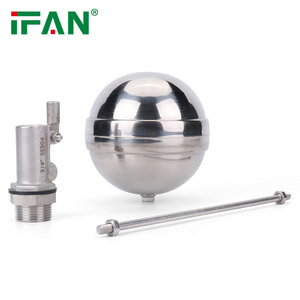 IFAN 3/4'' Inch Stainless Steel ss304 1 Piece Thread Manual Control Water Tank 2-way Ball Valve Float Valve PN16