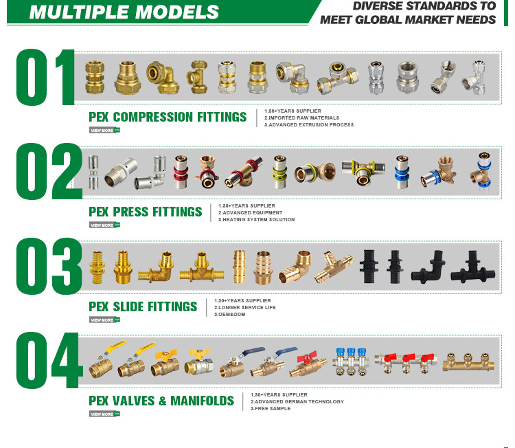 IFAN Wholesale Brass Plumbing Fittings 1/2