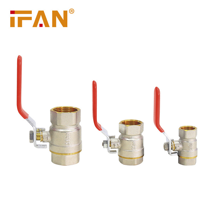 IFAN zhejiang high pressure 1/2  2 inch water shut off valve stainless steel long handle brass compression ball valve