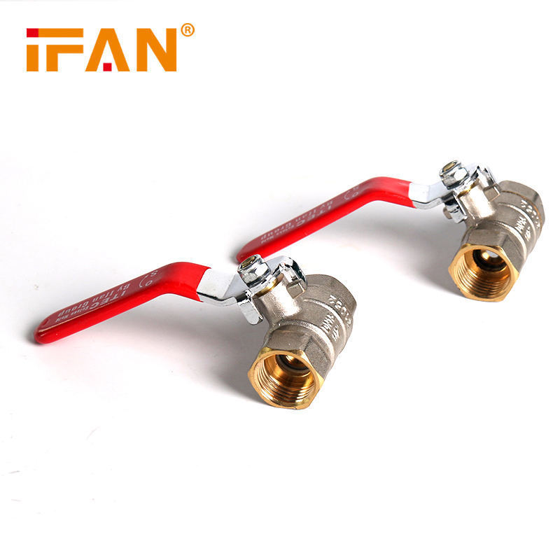 IFAN zhejiang high pressure 1/2  2 inch water shut off valve stainless steel long handle brass compression ball valve