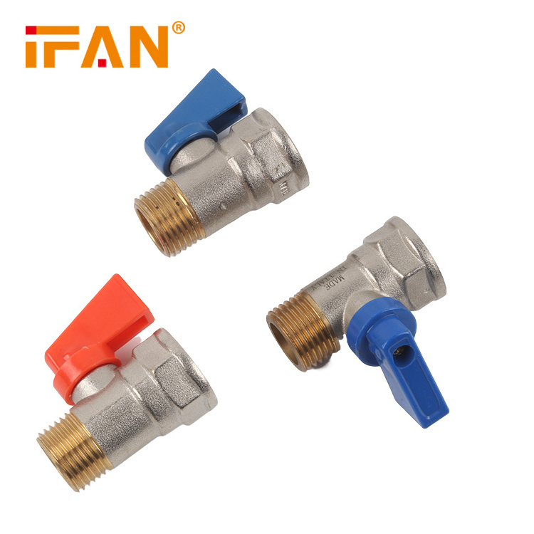 IFAN High Quality 1/2 Inch Thread Mini Valve Brass Ball Valve Brass Water Valve