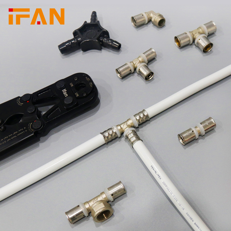 IFAN Pex Fittings Raccords Multicouche Multilayer Pipe Pressfitting Brass Press Fittings