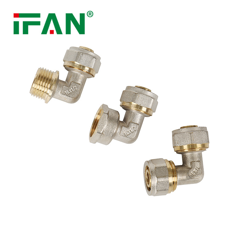 IFAN OEM ODM Forged PEX Water Pipe PEX Fittings Brass Coupling Adapter Socket Elbow Tee Compression Fittings