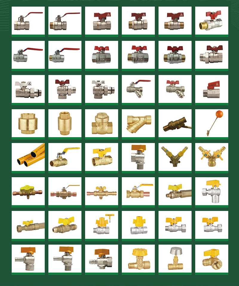 IFAN HVAC Butterfly Handle Water Valve PEX AL PEX Brass Compression Ball Valve