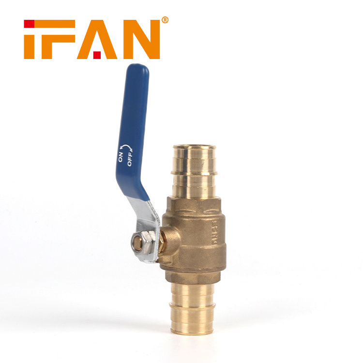 IFAN China factory NSF certificate lead free brass pex ball valve pex valve  brass F1960 handle valve for gas water