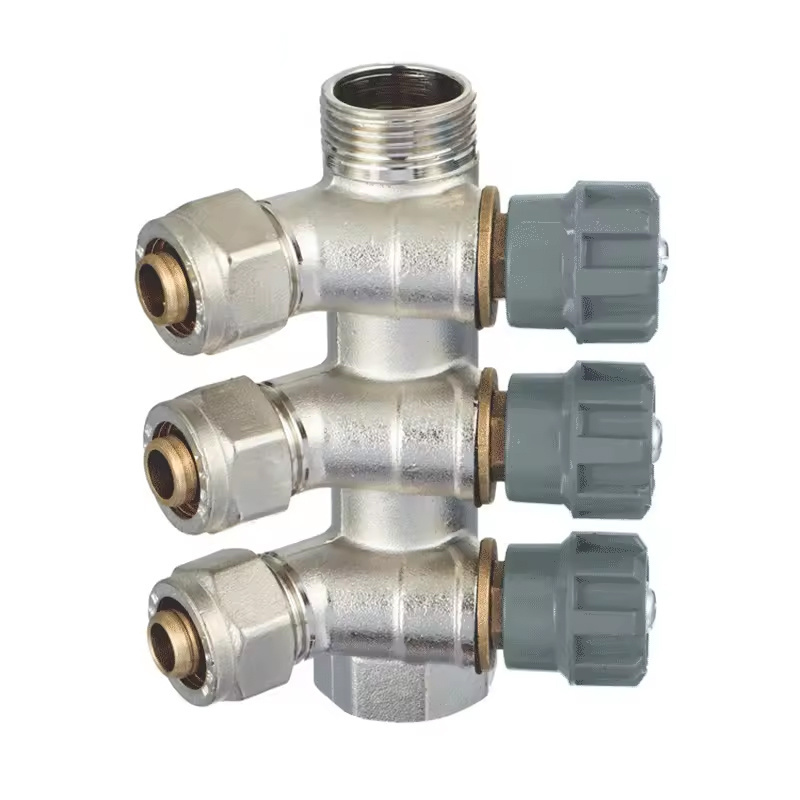 IFAN OEM ODM PEX Fittings 2-10MM Floor Heating System 4 Ways Water Manifold PEX Tubes