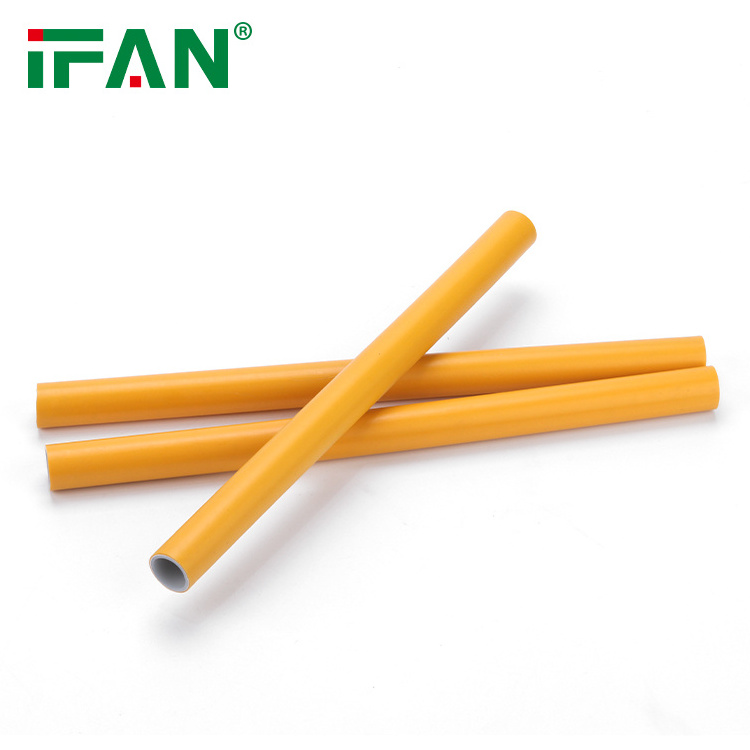 IFAN Hot Selling Plumbing OEM ODM PEX Pipes PN16 Yellow Plastic Pipes For Water System