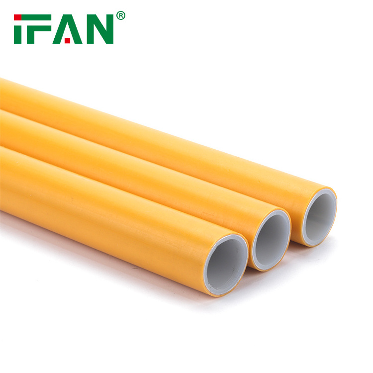 IFAN Hot Selling Plumbing OEM ODM PEX Pipes PN16 Yellow Plastic Pipes For Water System