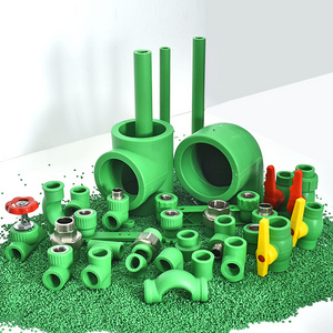 IFAN Green White Polypropylene Water Plumbing Fittings Materials Reducing PPR Elbow PPRC Fittings Plastic PPR Pipes Fittings