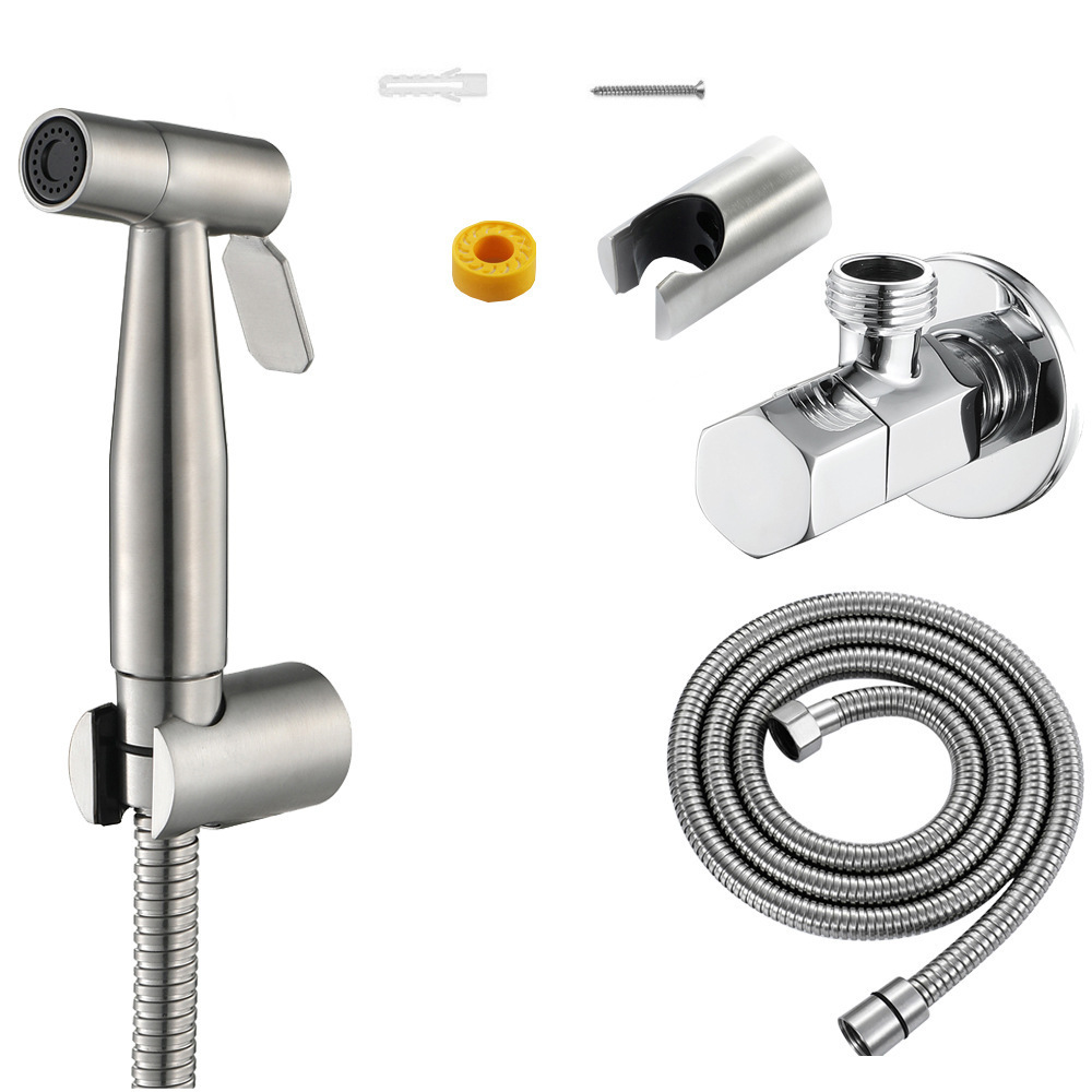 IFAN ABS Plastic Handheld Bidet Spray Shower Head Stainless Steel Portable Shattaf Bidet Mixer Faucets Toilet Bidet Sprayer